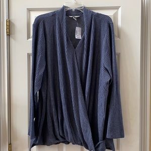 NEW!! Ultra soft heather blue top from CJ Banks